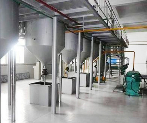 Vegetable oil extraction plant