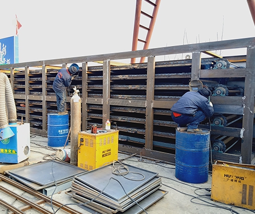 Sunflower seed dryer installation site